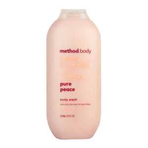 Method Pure Peace Body Wash (Peony Rose Water + Pink Sea Salt, 18 fl oz)