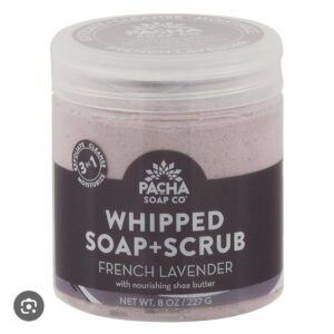 Pacha Soap Co Whipped Soap + Scrub French Lavender