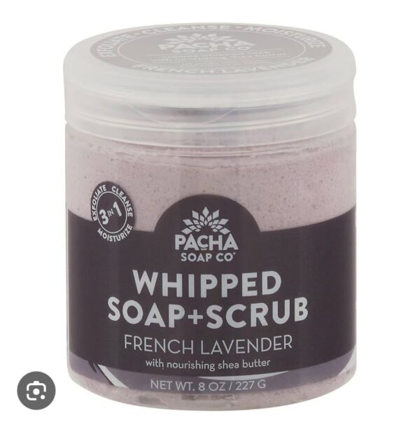 Pacha Soap Co Whipped Soap + Scrub French Lavender