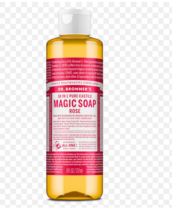 DR. BRONNERS 18-IN-1 ROSE PURE CASTILE SOAP 473 ML